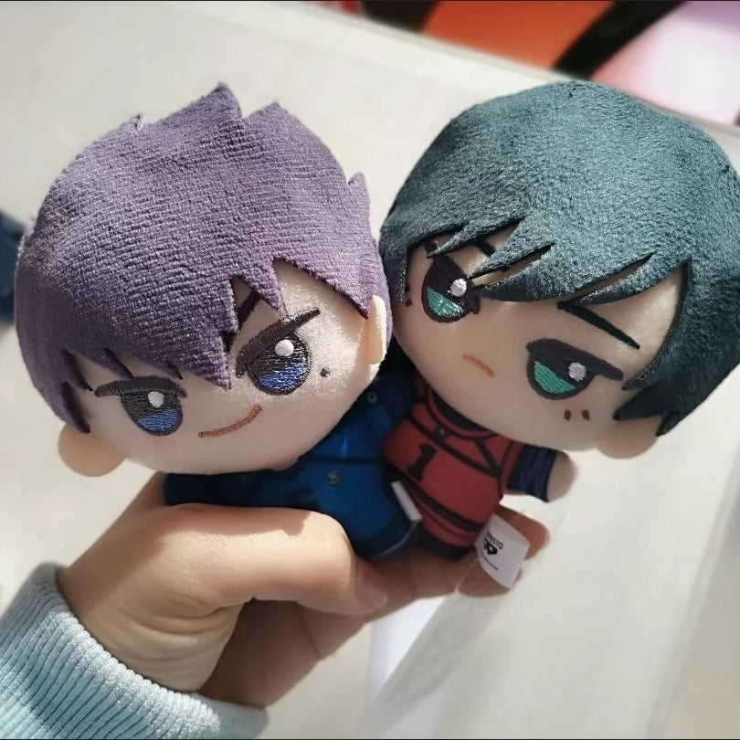 New Anime Blue Lock Vol.7 Hiori You Isagi Yoichi Cosplay Plush Doll Fluffy Maumet Pendant Puppet Keychain Keyring Charm Gifts