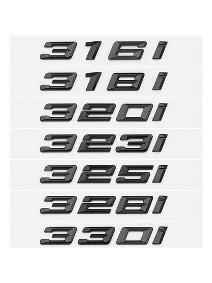 316i 318i 320i 325i 328i 330i Trunk Boot Emblem Letter Badges Car Logo For BMW 3-series F30 F31 F34 E90 E46 Chrome Silver Black
