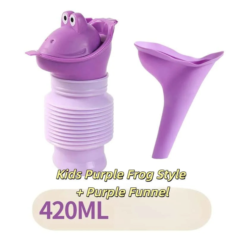 Portable Female Urination Device Foldable Standing Urinal for Outdoor Travel Car Emergency Use