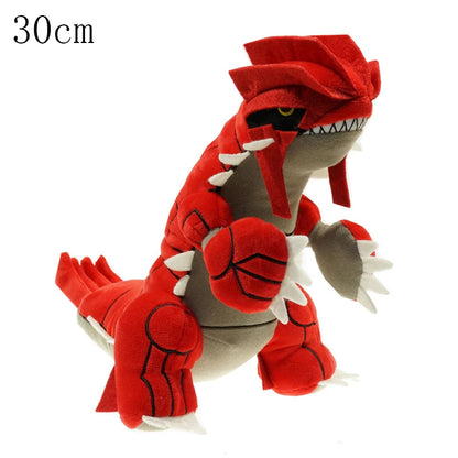 Pokemon Mega Dragonite Holding Dratini Sleeping Vaporeon Flareon Initial Pikachu Peluche Riding Gyarados Lapras Plush Doll