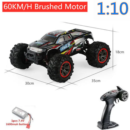 80KM/H Brushless RC Racing Car Metal Alloy 200M Distance Racing Buggy off Load Climbing RC truck Shock Absorption Vehicle RC car