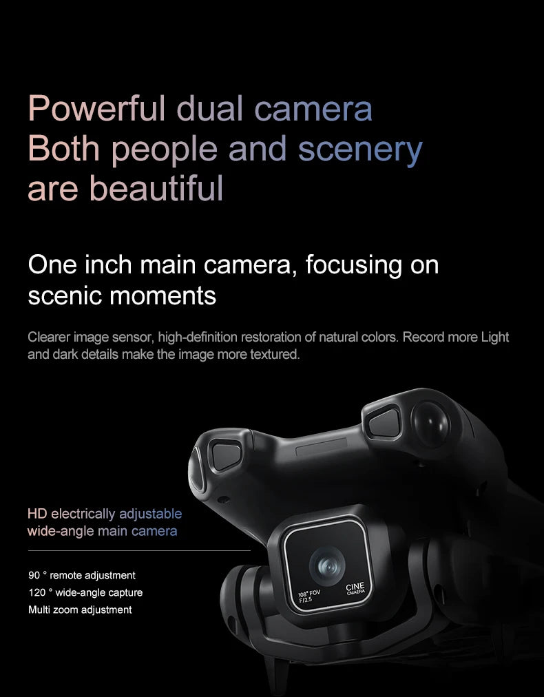 K900 MAX 8K Professional Drone with Dual Camera WiFi FPV Aerial Photography 360° Obstacle Avoidance Quadcopter airdrop Drone Toy