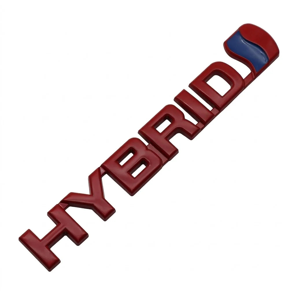 For Toyota RAV4 Reiz Hybrid Emblem Badge Sticker Rear Trunk Logo Metal Plated Black Red Silver Car Styling