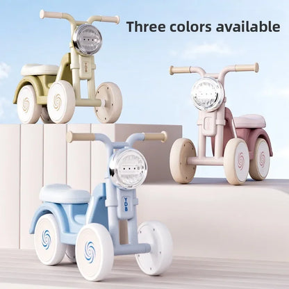 New children's balance bike, walker, or ride-on toy – 4-wheeled ride-on for ages 1–3 – a perfect gift for little ones