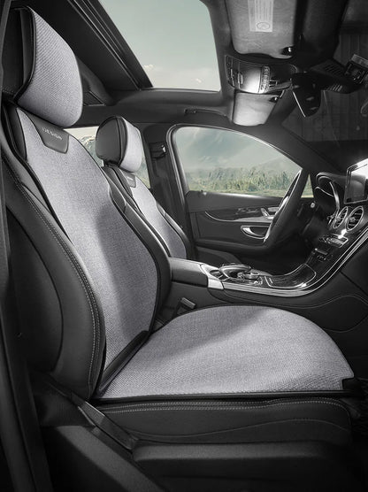 Universal Linen Car Seat Cover Four Season Auto Flax Comfortable Breathable Anti-Slip Covers Cushion SUV Car Seat Protection