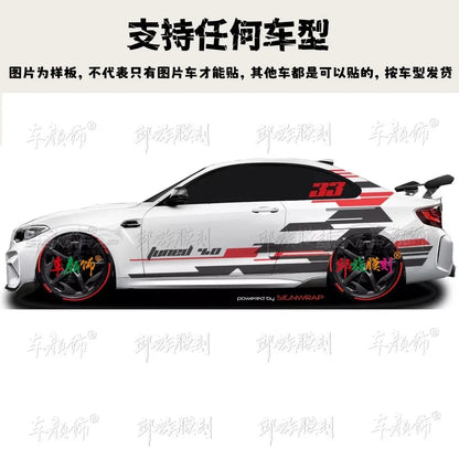 Car Vinyl stickers body decoration sporty Customized racing decals modified accessories FOR BMW 3 4 5 Series M2 M3 M4 M5