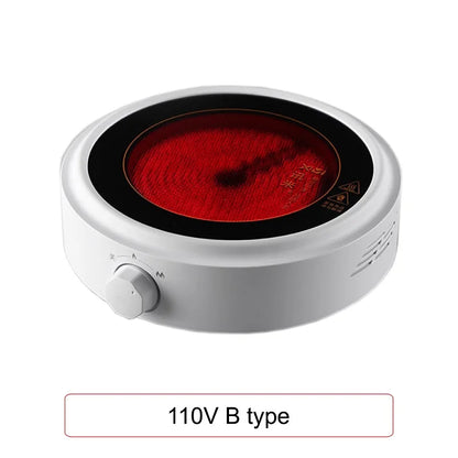 110V 220V Electric Pottery Stove Tea Stove Home Small Silent Coffee Tea Heating Stove Multifunctional Kitchen Appliance 800W