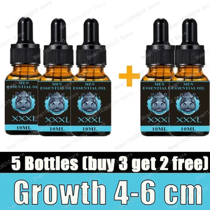 Penis Permanent Thickening, Increase XXL Growth Enlargement Massage Men's Cock Erection Lubricant Plant Extracts Massage Oil