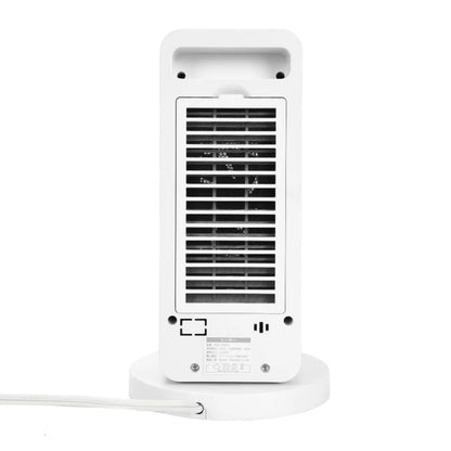 Quiet 1200W PTC Ceramic Space Heater White Portable 70° Oscillation With Thermostat Overheat Tip Over Protection