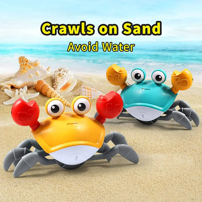 Dancing Crab Run Away Toy for Babies Crawling Interactive Escape Crabs kids electronic toys Birthday Christmas Gift No Battery