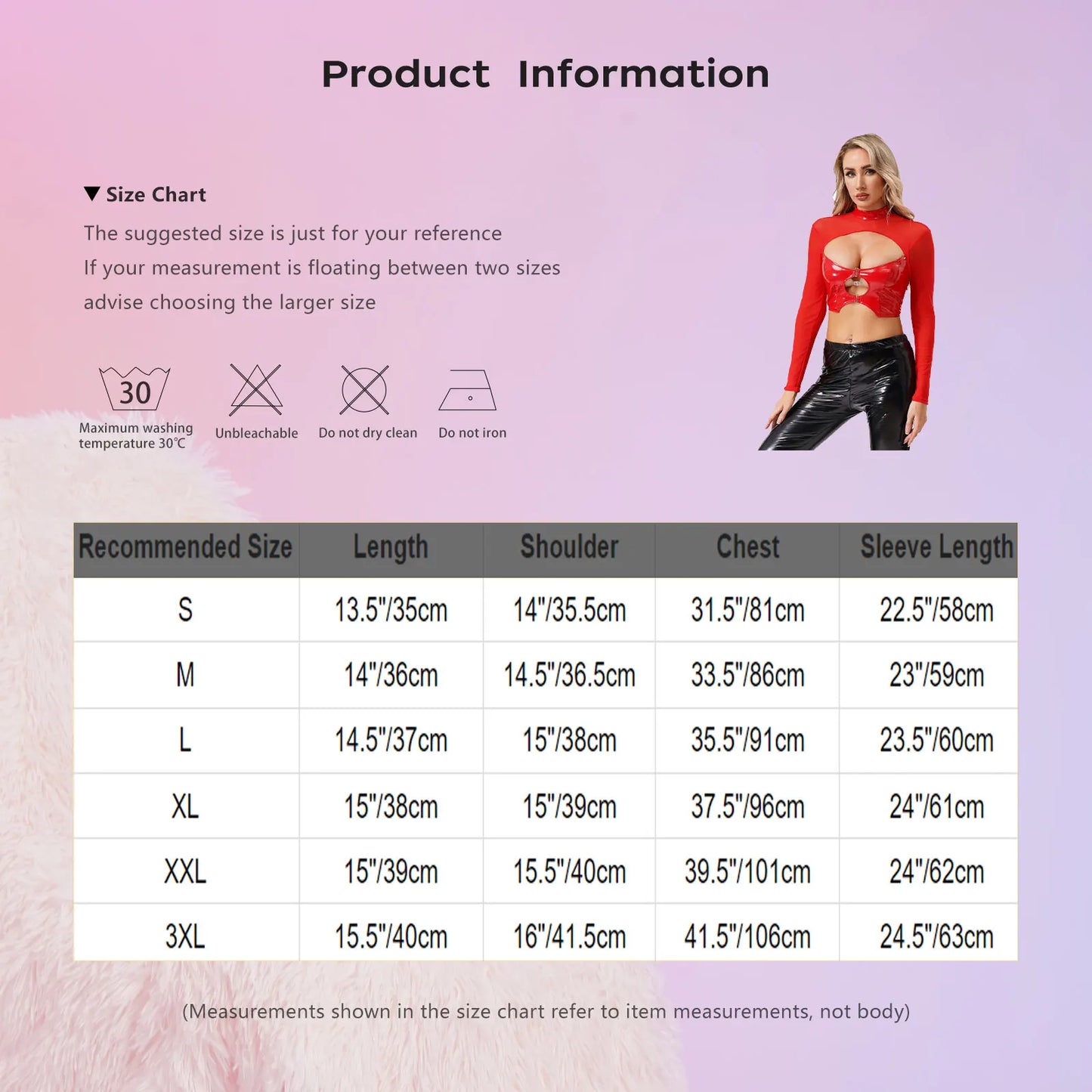 Womens Sheer Mesh Leather Patchwork Crop Top Long Sleeve Hollow Out Slim Fit Glossy Blouse Tops for Halloween Party Raves Dance