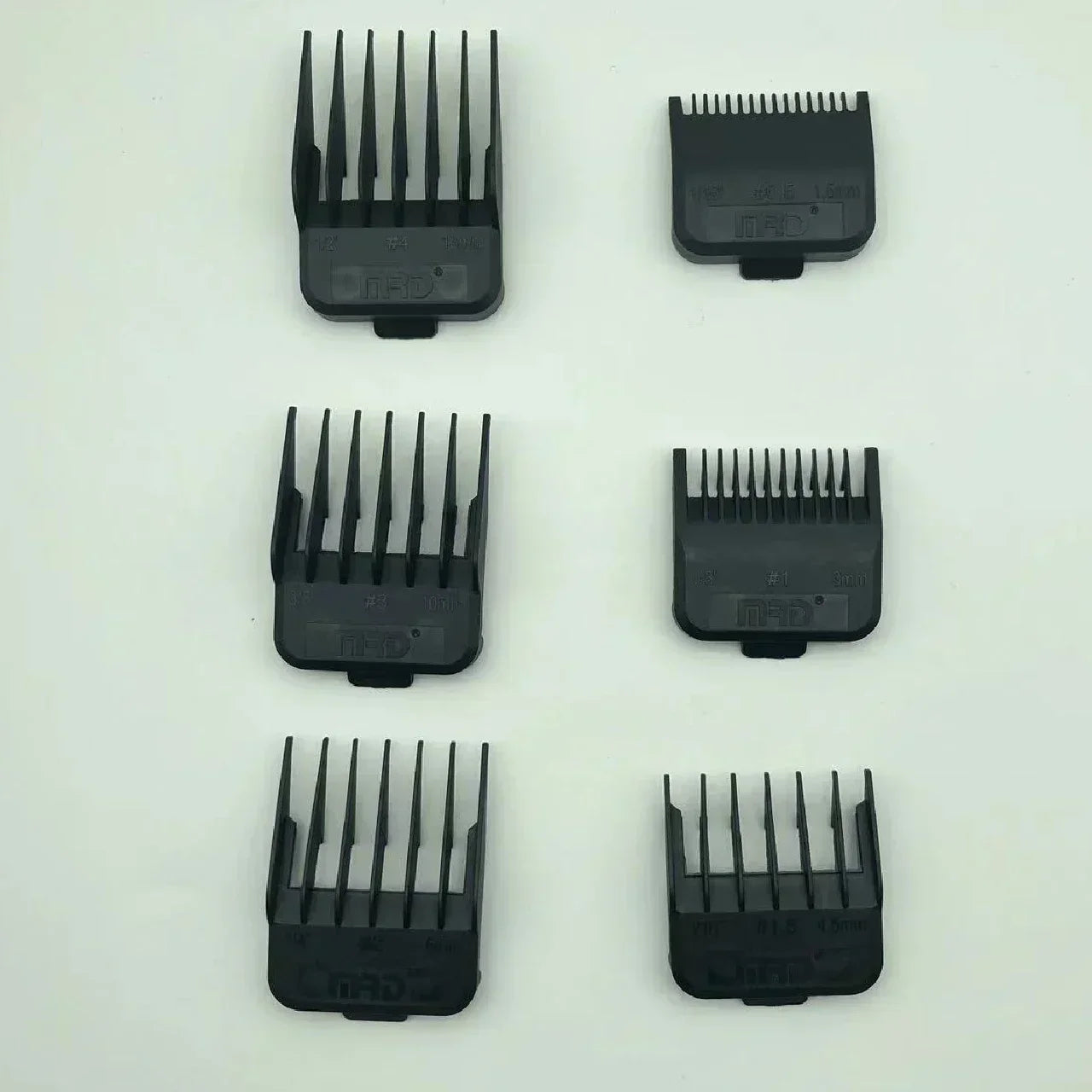 MRD Professional Hair Clipper Combs, Professional Cutting Guide Comb for Wahl with Metal magnet design 1.5/3/4.5/6/10/13MM