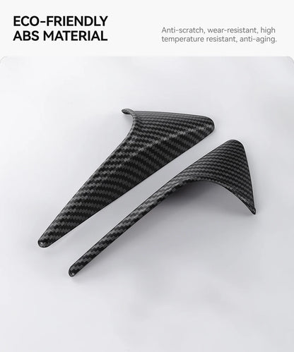 YZ Turn Signal Camera Trim Cover forTesla Model3Y 202-2026 Accessories Side Leaf Board Protector ABS Matte Carbon Fiber Pattern
