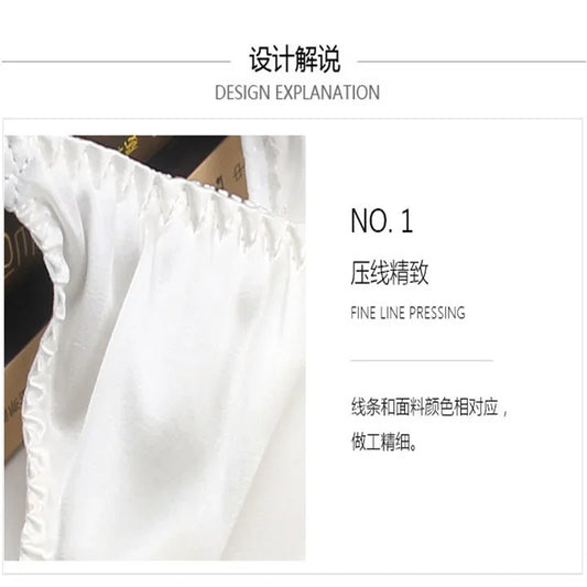 Men's thong, silk low waisted men's underwear, personalized fashion trend, mulberry silk elastic triangle pants, sexy double