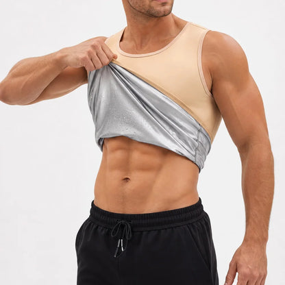Man Sauna Vest for Weight Loss Body Shaper Workout Vest Exercise Training Slimming Suit Fat Burning Sweat Vest
