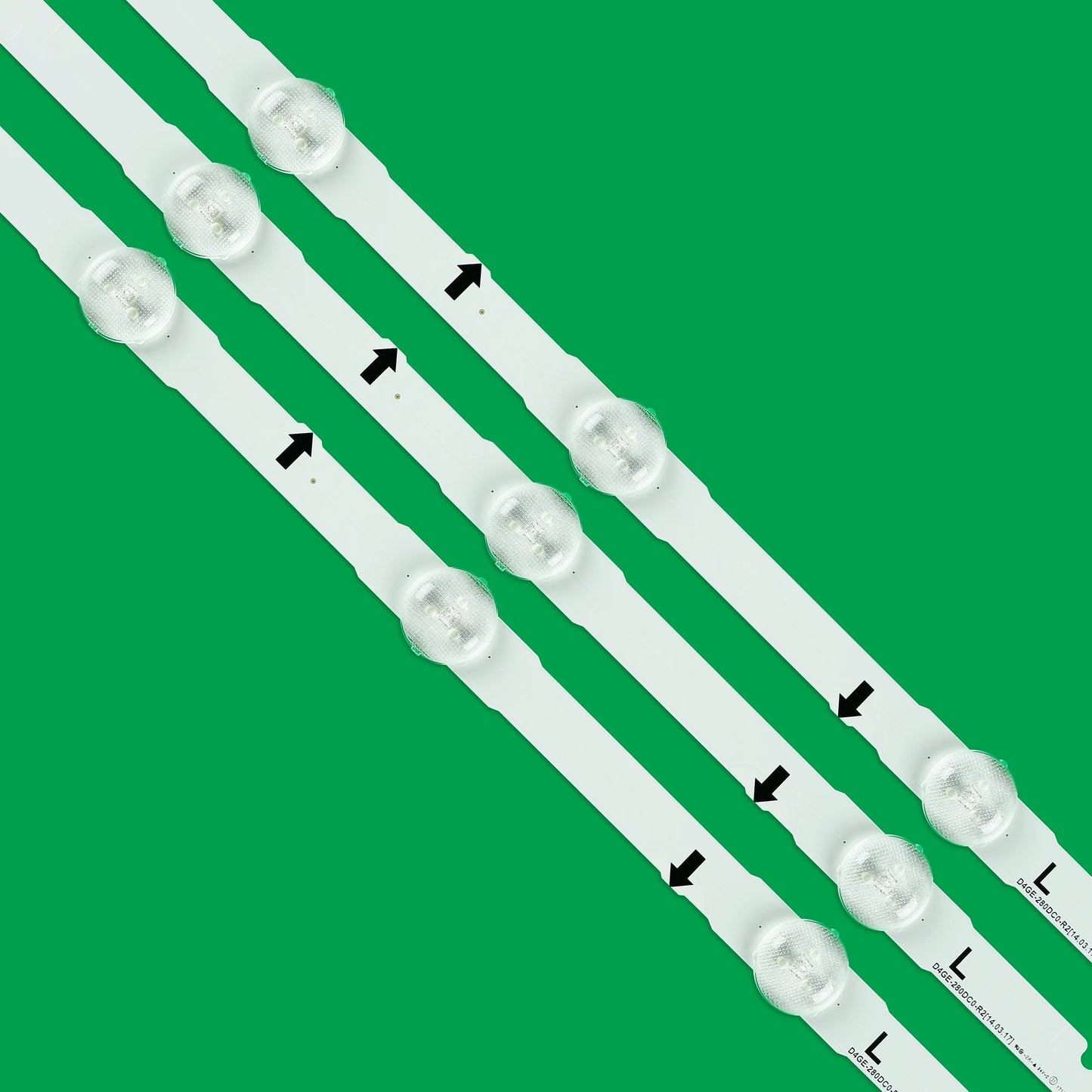 Original 3PCS LED Backlight 6 Lamp strip D4GE-280DC0-R2 BN41-02168A BN96-30413A for Samsung 28" TV UE28J4100 UE28J4100AW
