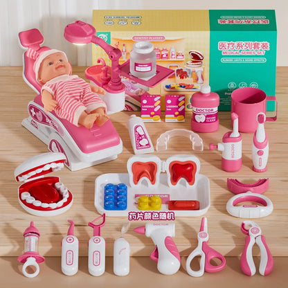 New Doctor Toy Set Role Playing Simulation Medical Children Scene Game Nurse Tools Medical Institution Toy Gifts