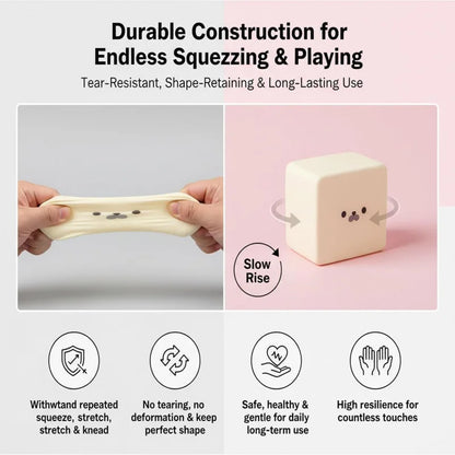 New Squishy Tofu Stress Balls Autism Sensory Toys Stress & Anxiety Relief Fidget Toys Dough Water Ball Gifts Bulk for Adults