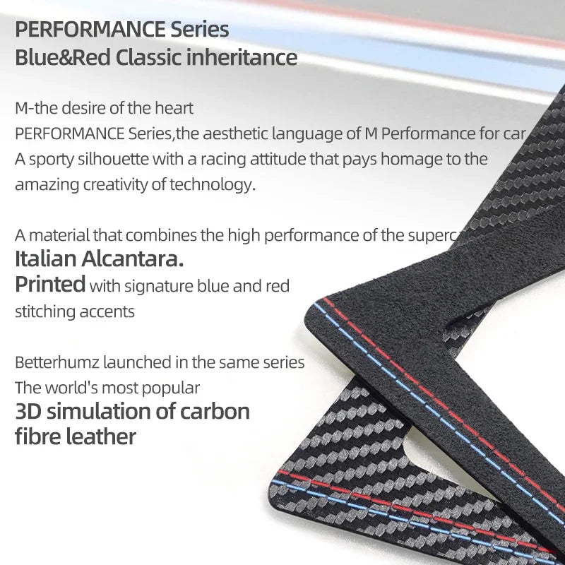 Center Console Gear Shifter Panel Trim Sticker For BMW F20 F21 2012-2019  Made of Alcantara Carbon Fiber Car Interior Accessory