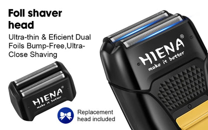 hiena Finish Machine Electric Professional Electric Hair Clippers Beard Clipper Rechargeable Men's Shaver Hair Trimmer Kit