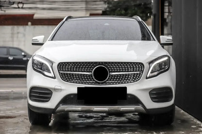 XVIP Chrome Diamonds Style Racing Grille For Mercedes Benz GLA-Class X156 GLA180 GLA200 GLA250 2014-2016 GTR Style Bumper Grille