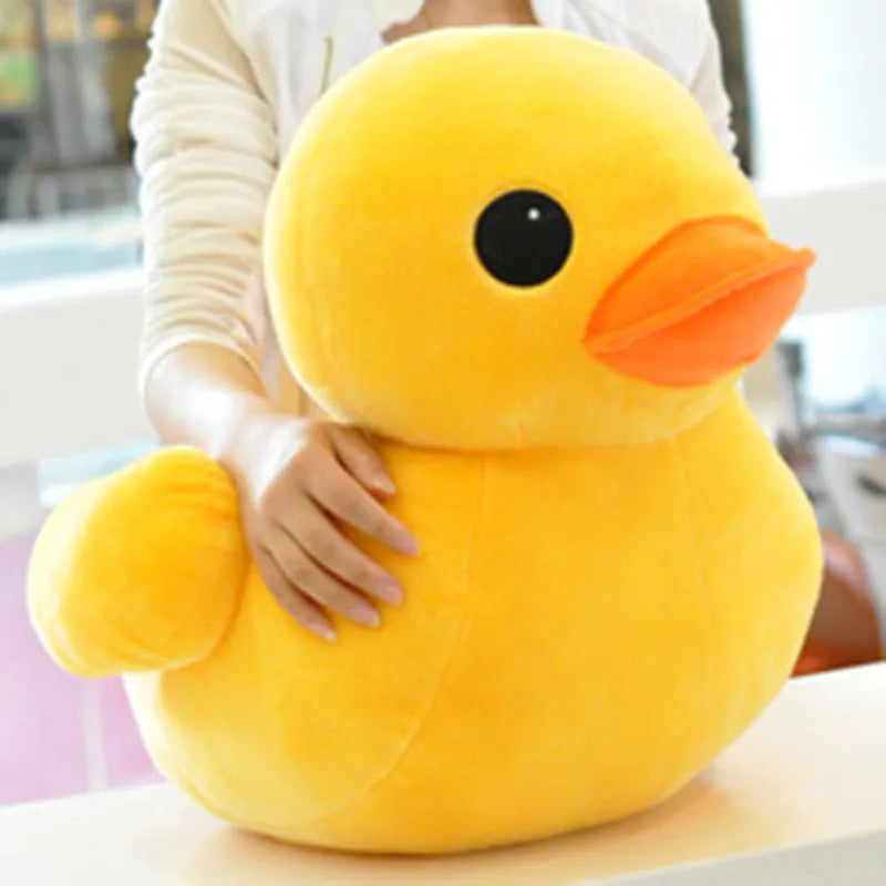 20/30/50/70CM Big Yellow Duck Cartoon Stuffed Animal Plush Kawai Little Duck Doll Gifts
