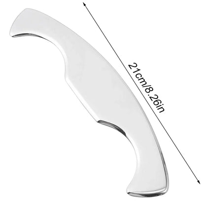 Stainless Steel Gua Sha Stick Deep Tissue Relax Cellulite Massager for Body Slimming Scraping Board Muscle Massage Relaxation