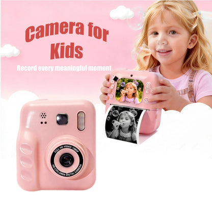 Children's Instant Print Camera Hd 1080P Capable of Taking Photos and Videos, Thermal Printing Instant Camera, Educational Toy for Babies, Birthday Gift / Children's Instant Print Camera, Hd Video Digital Camera, Portable Cam