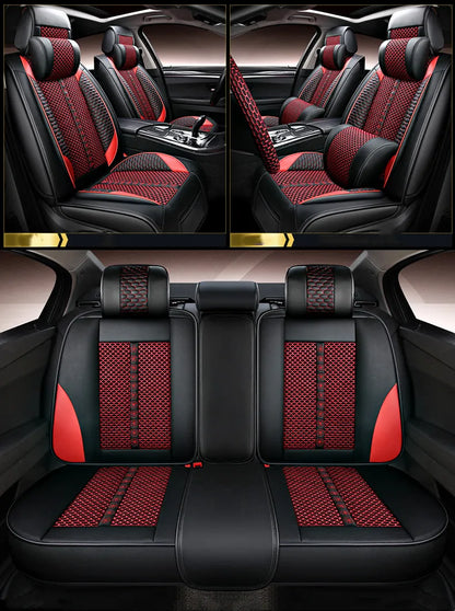 Full set car seat covers + Steering wheel cover for Haval M6 2025-2023 Top quality breathable seat cushion seat case for M6 2024