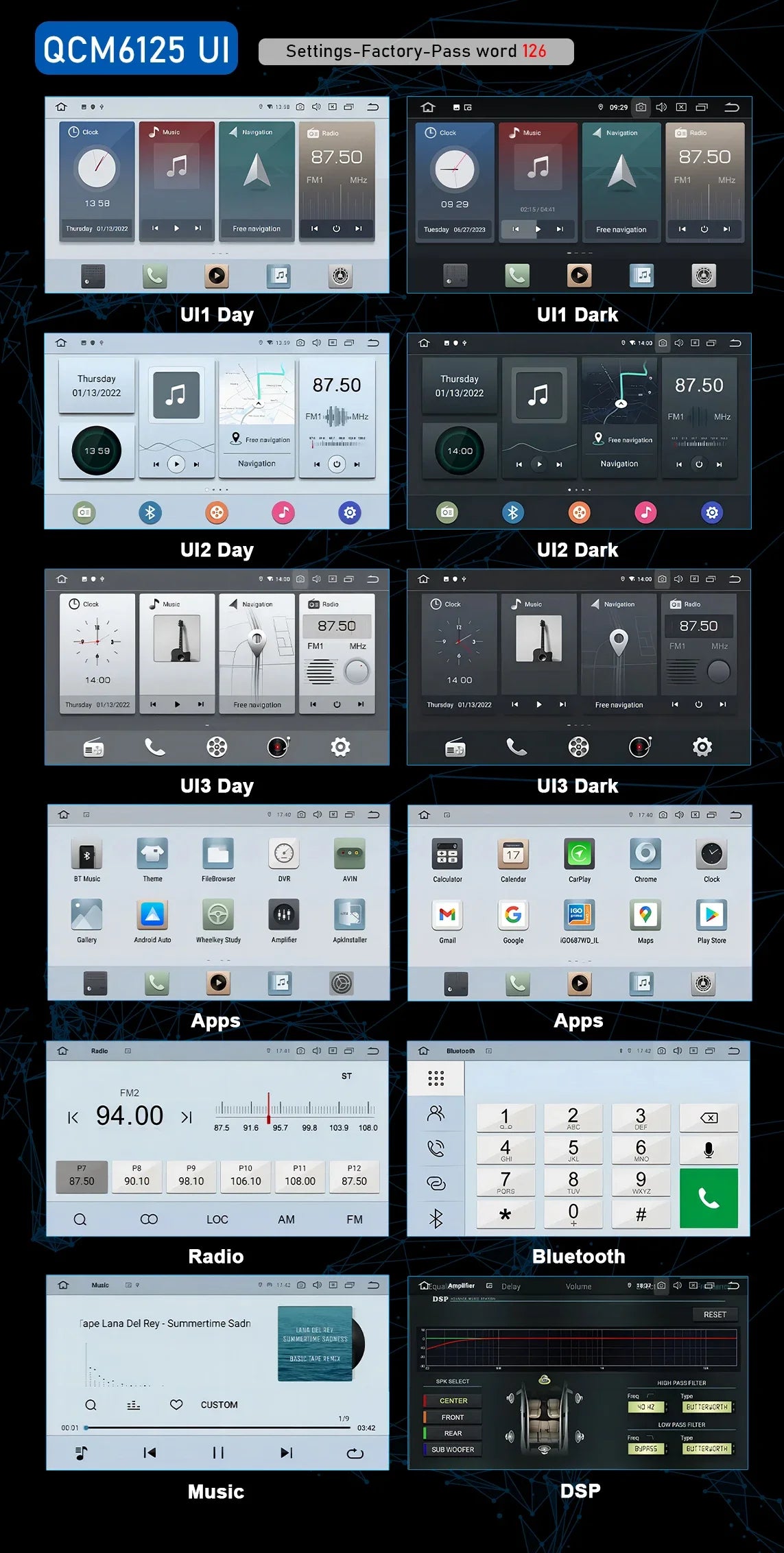 CHSTEK Car Radio Wireless Carplay Qualcomm for Porsche 911 997 Boxster Cayman 987 Auto Android 13 Multimedia Player Navigation