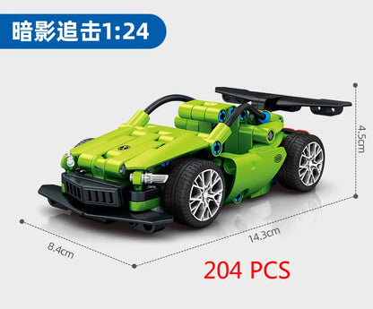 City Technique Speed Racing Car old Classic Sport Model Building Brick Super Racer Great Rally Vehicles Block Christmas gift Toy