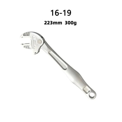 Heavy Duty Industrial Self Adjusting Ratchet Crab Claw Pipe Wrench Wide Jaw for Automotive Plumbing Manufacturing Repair Tool
