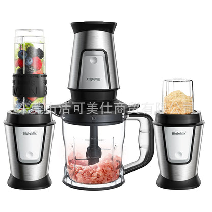 Multifunctional household electric mixer juicer grinder kitchen stick food supplement machine meat grinder