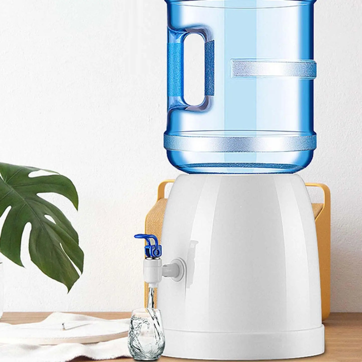 Desktop Water Dispenser Water Bottle Bucket Holder Mini Drinking Fountain Machine for Office Outdoor Kitchens Dinner Home