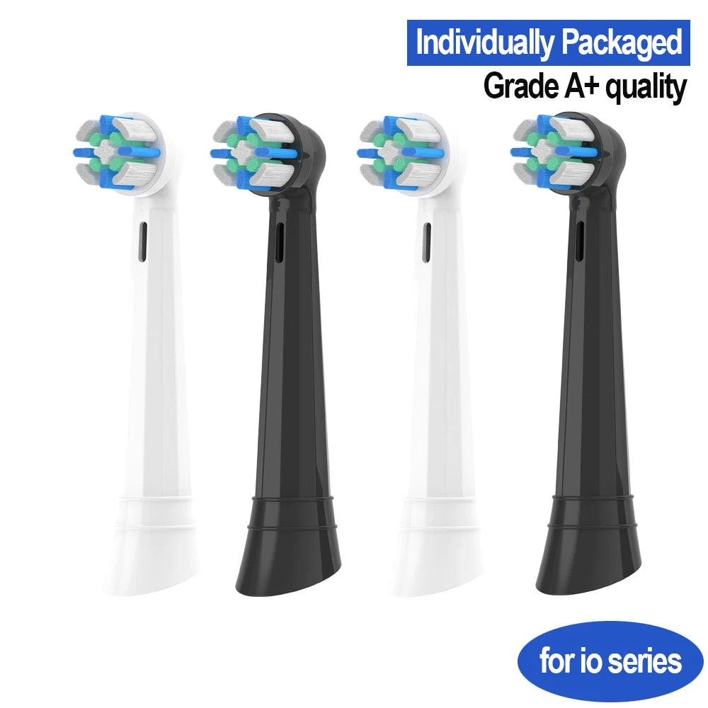 Replacement Toothbrush Heads Compatible with Oral B iO A-level Brush Heads for iO 2/3/4/5/6/7/8/9/10 Individually Packaged