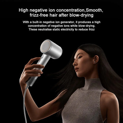 MIJIA High‑Speed Hair Dryer Pro,110k RPM,70 m/s Air,8 Airflow Modes,50 °C Constant Temp,200M Ions,CN Version With Ada