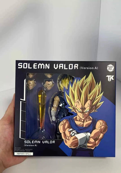 In Stock Black Hole Toys & TK Dragon Ball SHF Super Saiyan SSJ Majin Vegeta Full Power Anime Action Figures Models Gifts Toy