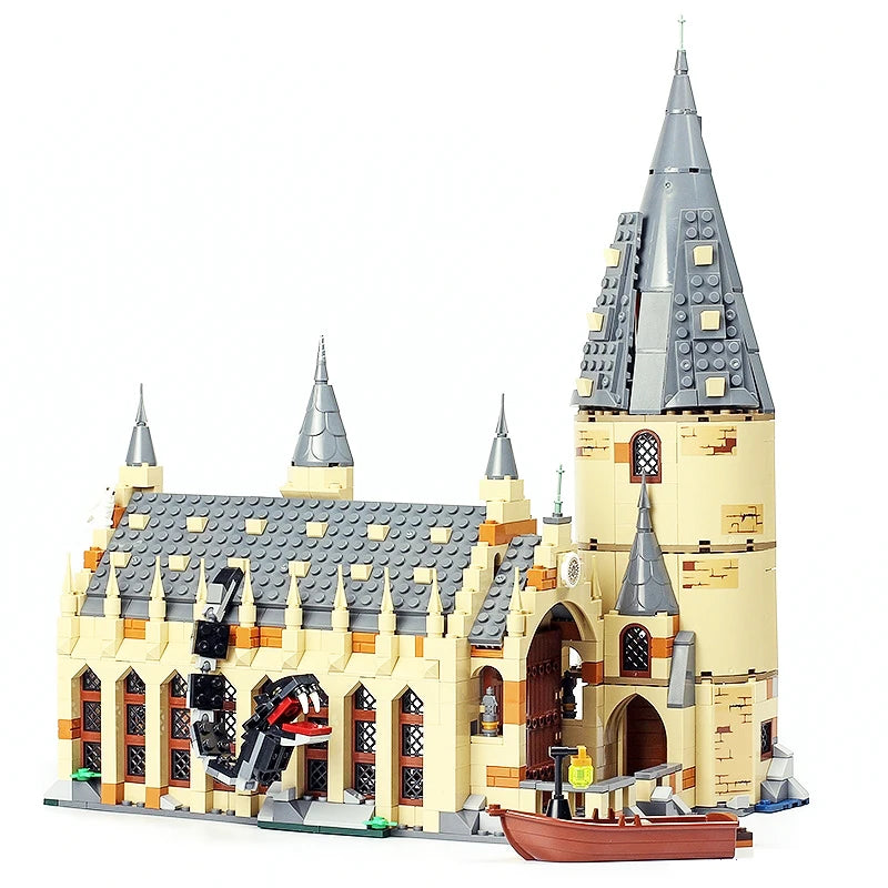NEW Magic Movie Attack on The Burrow Building Blocks Kits Bricks Set Classic Model Toys For Birthday Gift