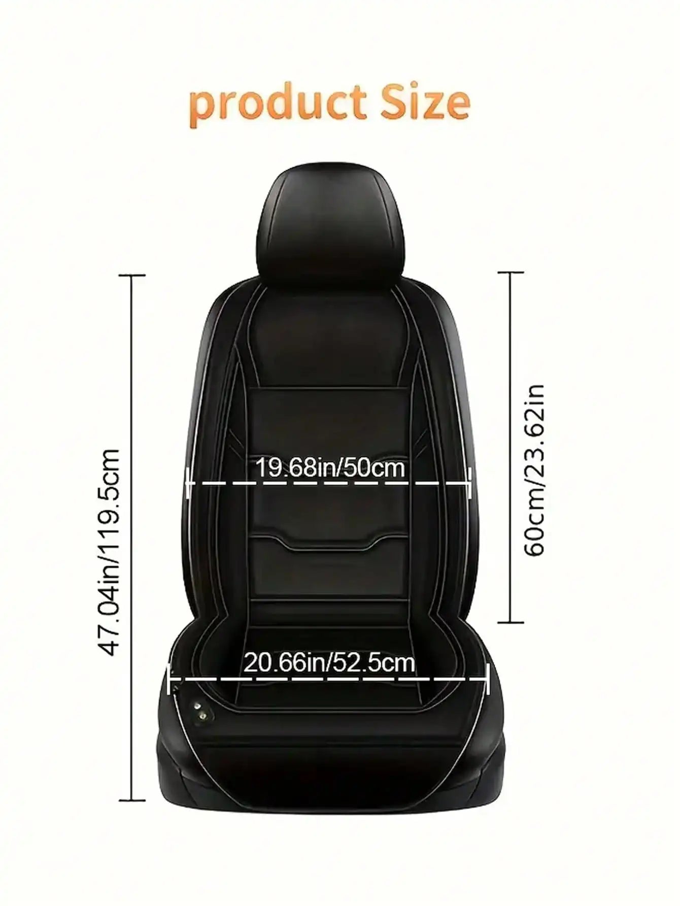 Universal Car Heated Seat Cushion 12V 24V Winter Warm Carriage Heating Blanket - Vehicle Seat Warmer Pad for All Seasons