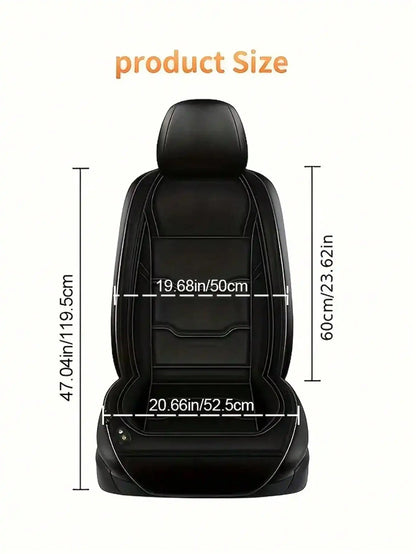 Universal Car Heated Seat Cushion 12V 24V Winter Warm Carriage Heating Blanket - Vehicle Seat Warmer Pad for All Seasons