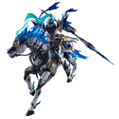 In Stock Motor Nuclear Mnp-Xh05 Zhaoyun Assembling Alloy Skeleton Mecha Tianyouxing Longdanhujiang With Horse Movable Model Toy