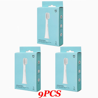 3/6/9PCS Xiaomi Mijia T100 Toothbrush heads Electric Toothbrush Nozzles For T100 Smart Acoustic Clean  Brush Head Combines