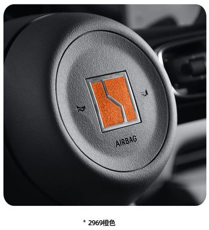For ZEEKR 7X 2025 Super Suede Interior Accessory, Car Central Control Sliding Cover Panel Steering Wheel Decal Air Outlet Trim