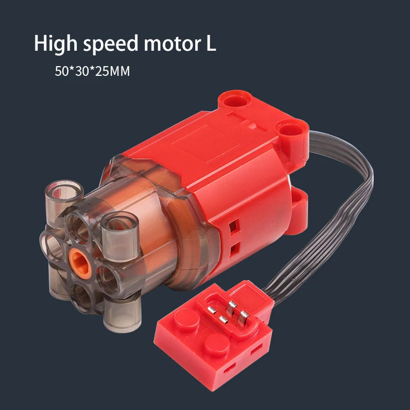 MOC High-Tech Parts M XL L Motor Servo Power Functions Motor Multi Tool PF 8293 8883 Model Building Blocks Compatible With LEGO