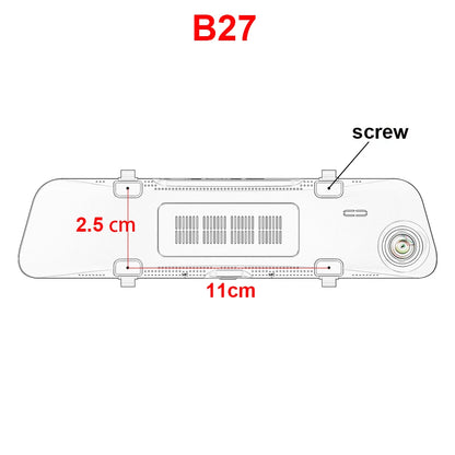 HGDO B24-B29 Rear View In door Interior Mirror Mounting Bracket Car Dvr Holder Mirror Dash Cam Support For Toyota Tesla BENZ BWM