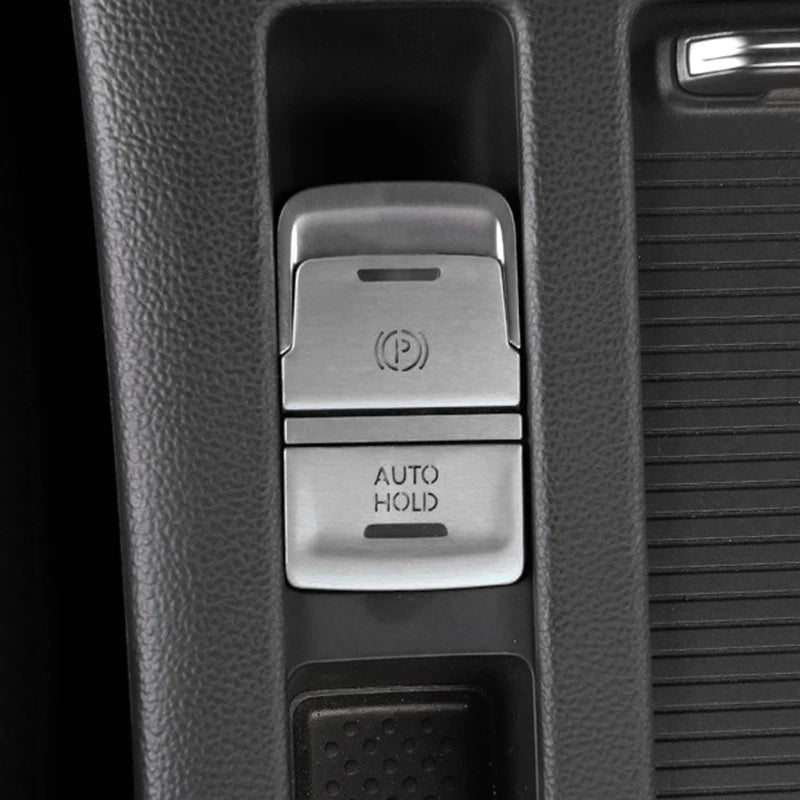Car door unlocking button decorative sticker is suitable for Volkswagen VW new CC aluminum alloy interior button accessories