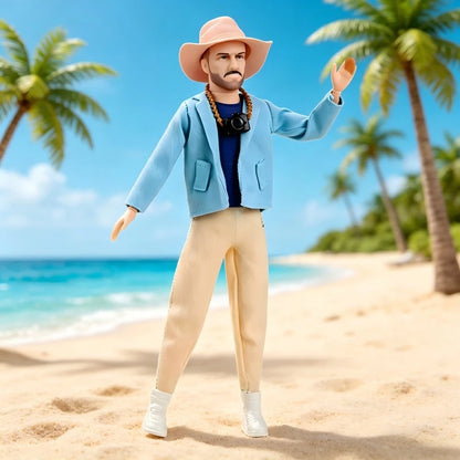 11.5‘’ Male Doll 22 Joint Movable Man Doll Fashion Photographer Boss CEO Play Toy For Children DIY Game Girl' Birthday Present