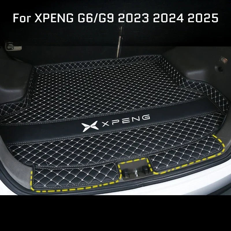 Car Trunk Mat for XPENG G6 XPENG G9 2023 2024 2025 Accessories Main Pad Retrofitting The Special Car Trunk Pad for Interior