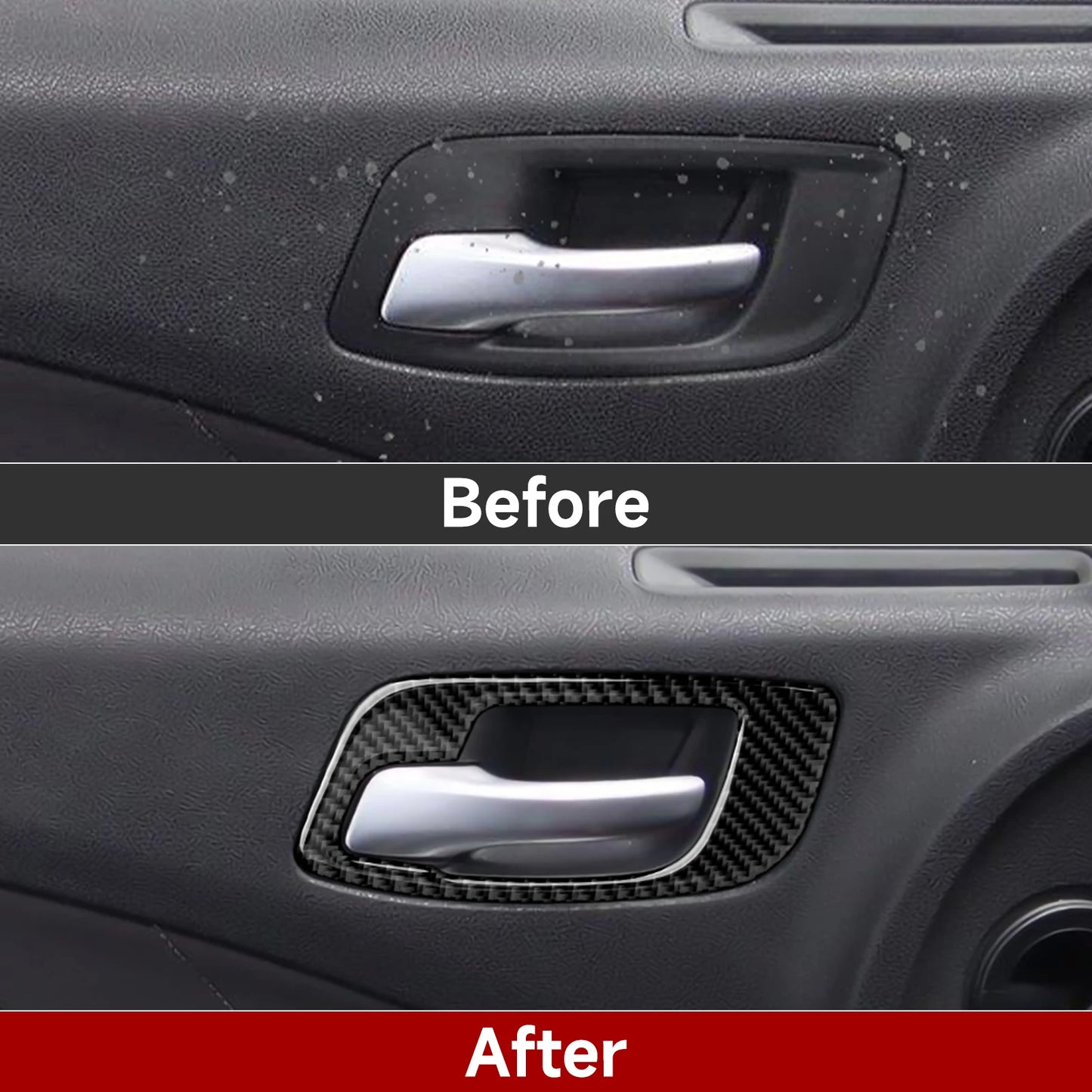 For Chrysler 300 (2011-2014) Car Center Console Gear Shift Panel Steering Wheel Cover Carbon Fiber Interior Sticker Accessories