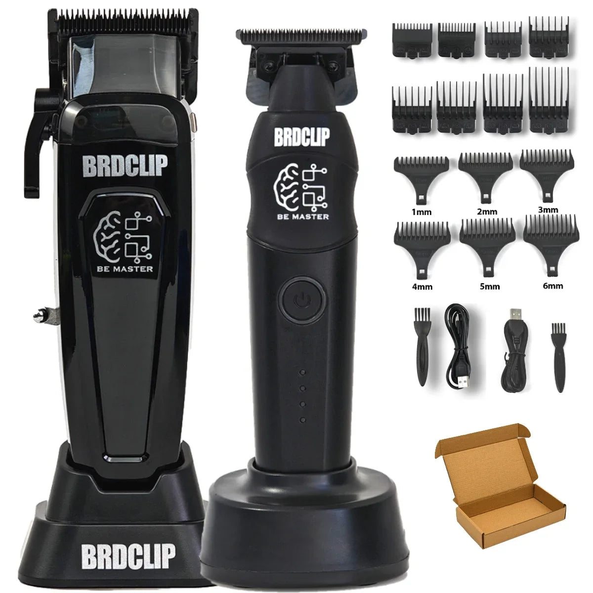 BRD 106 617 609 Professional Electric Hair Clipper Hair Trimmer DLC Blade with Base 7500RPM 7000RPM 7000RPM Barber Set BRDCLIP